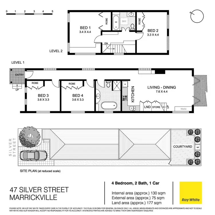 Floorplan of Homely house listing, 47 Silver Street, Marrickville NSW 2204