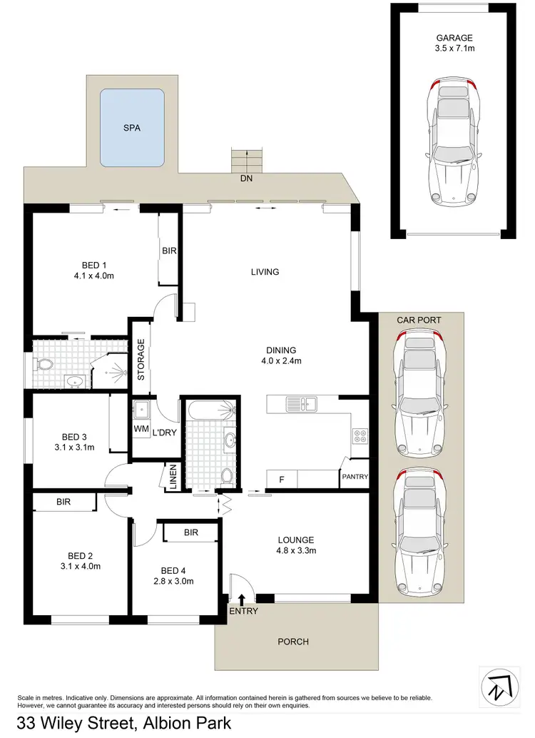 Floorplan of Homely house listing, 33 Wiley Street, Albion Park NSW 2527