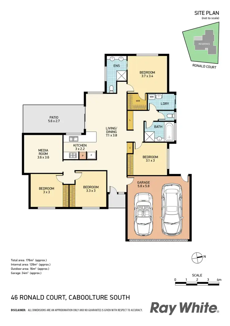 Floorplan of Homely house listing, 46 Ronald Court, Caboolture South QLD 4510