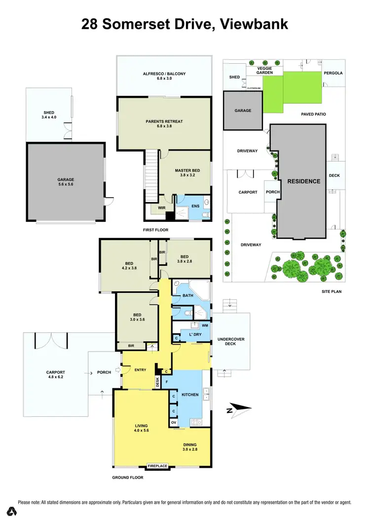 Floorplan of Homely house listing, 28 Somerset Drive, Viewbank VIC 3084