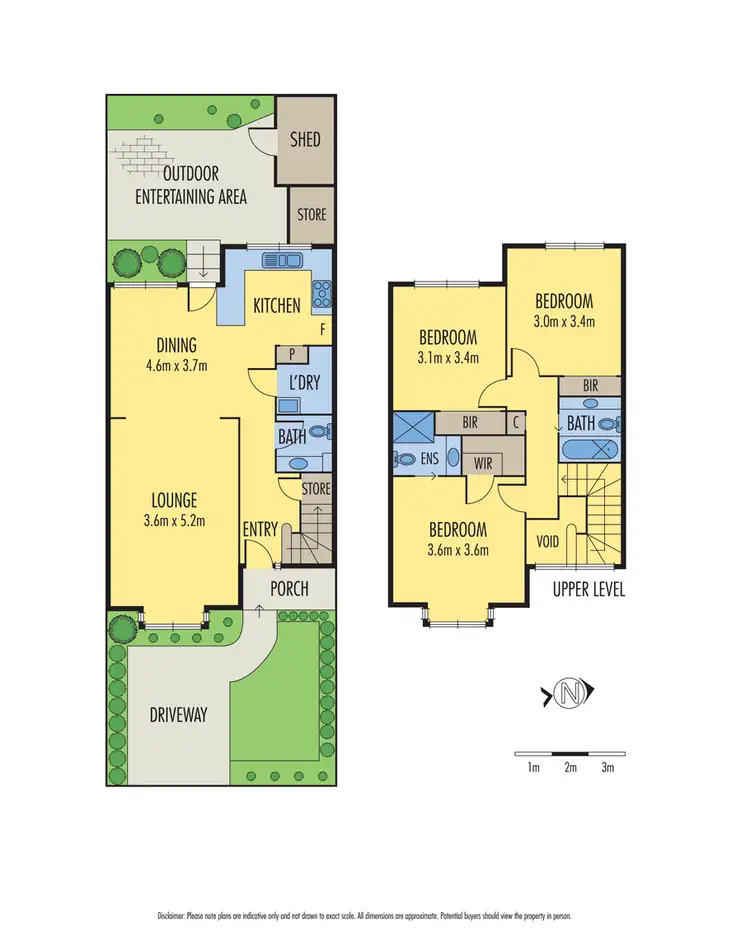Floorplan of Homely townhouse listing, 6/182 Victoria Street, Brunswick VIC 3056