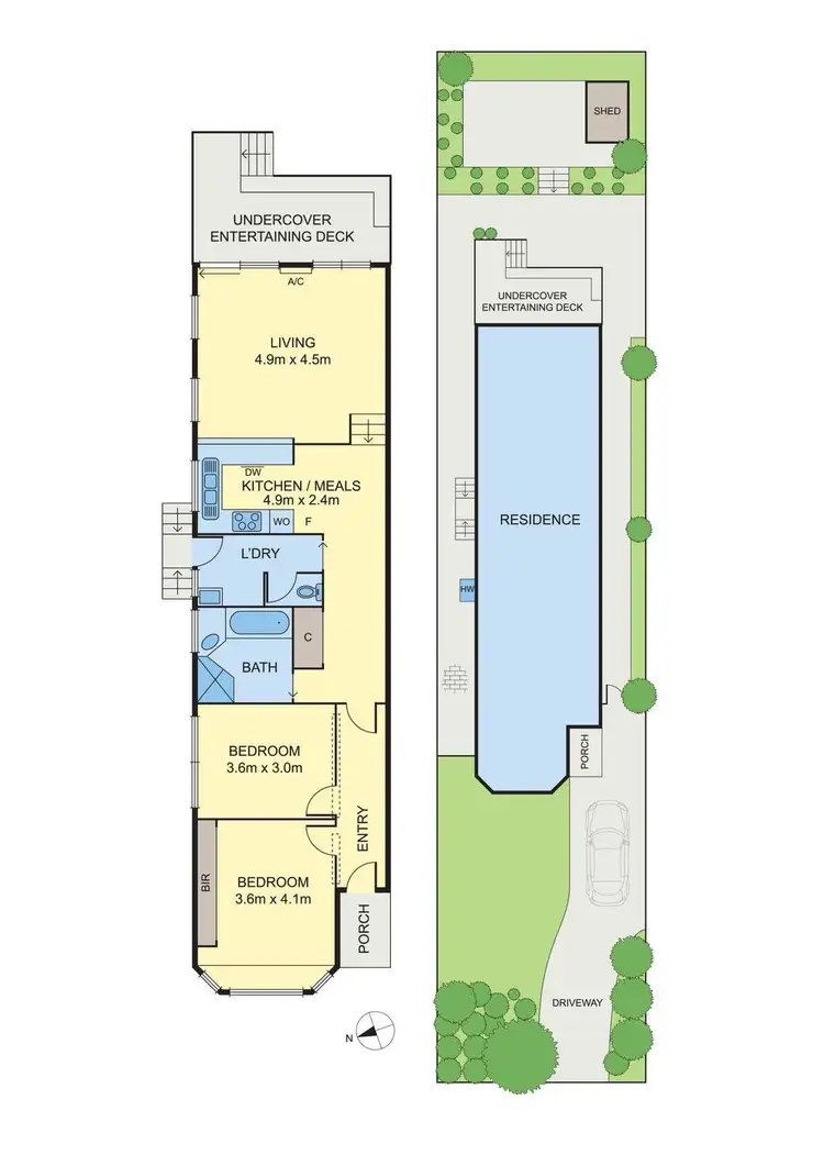 Floorplan of Homely house listing, 14A Shaftsbury Street, Coburg VIC 3058