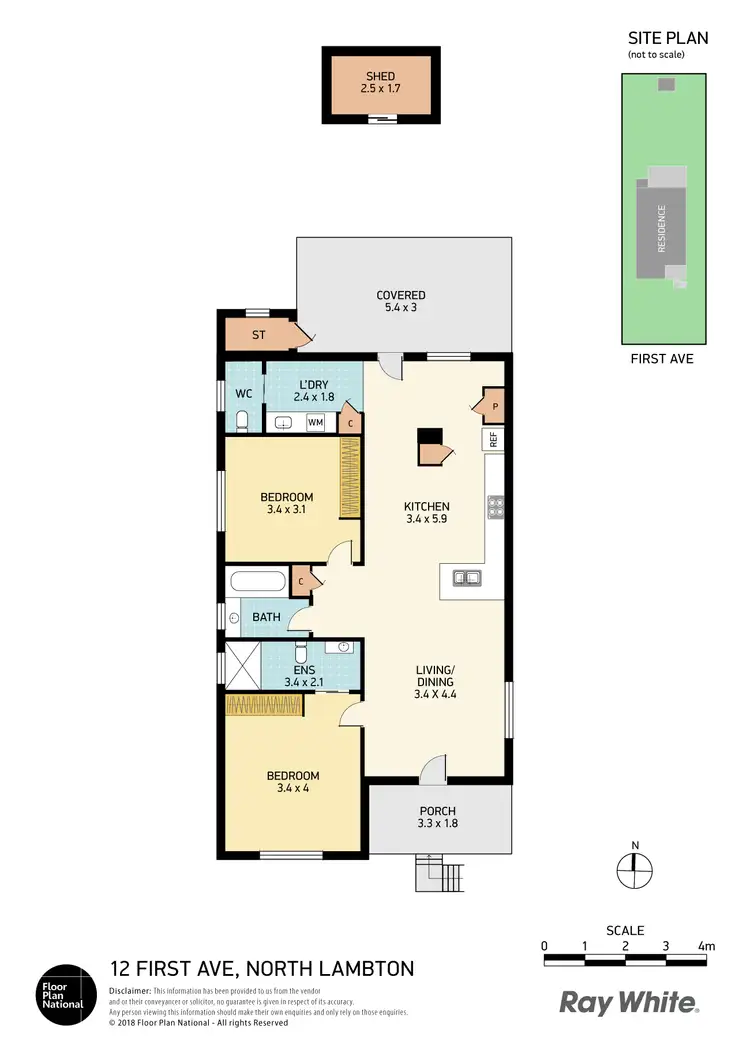 Floorplan of Homely house listing, 12 First Avenue, North Lambton NSW 2299
