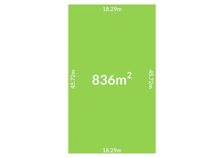 Floorplan of Homely land listing, 13 White Terrace, Fulham Gardens SA 5024