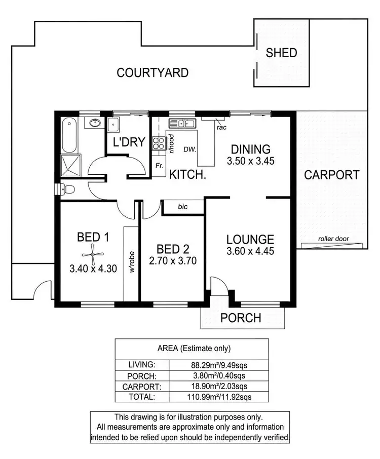 Floorplan of Homely unit listing, 8/26 Nairn Street, Ferryden Park SA 5010