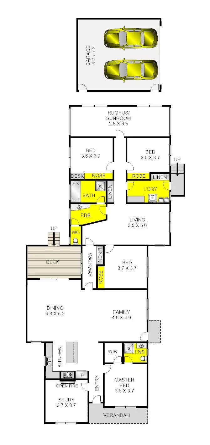Floorplan of Homely house listing, 37A Curletts Road, Lara VIC 3212