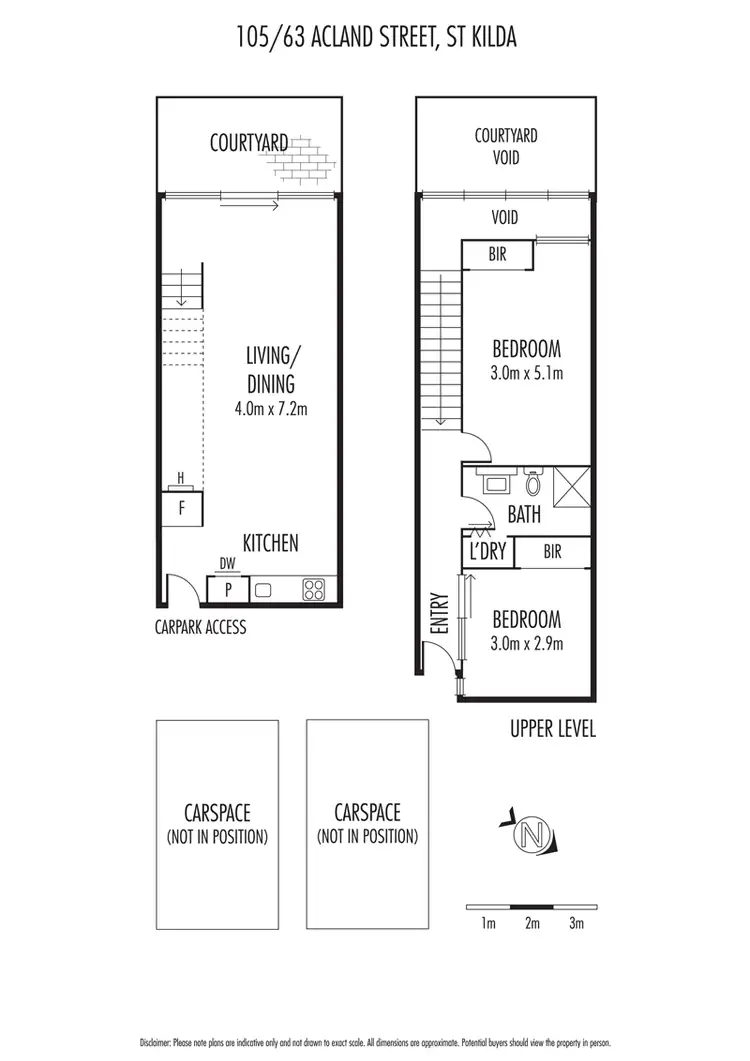 Floorplan of Homely apartment listing, 105/63 Acland Street, St Kilda VIC 3182