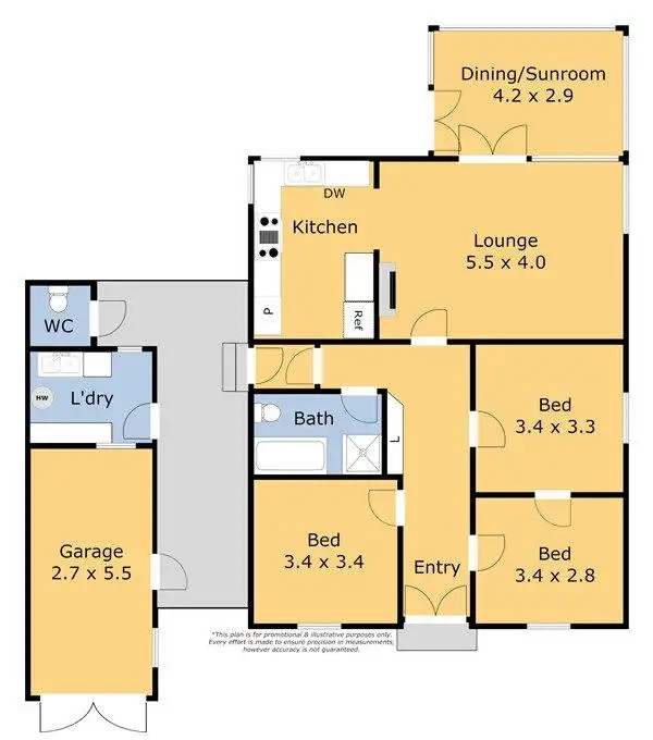 Floorplan of Homely house listing, 41 Apex Avenue, Belmont VIC 3216