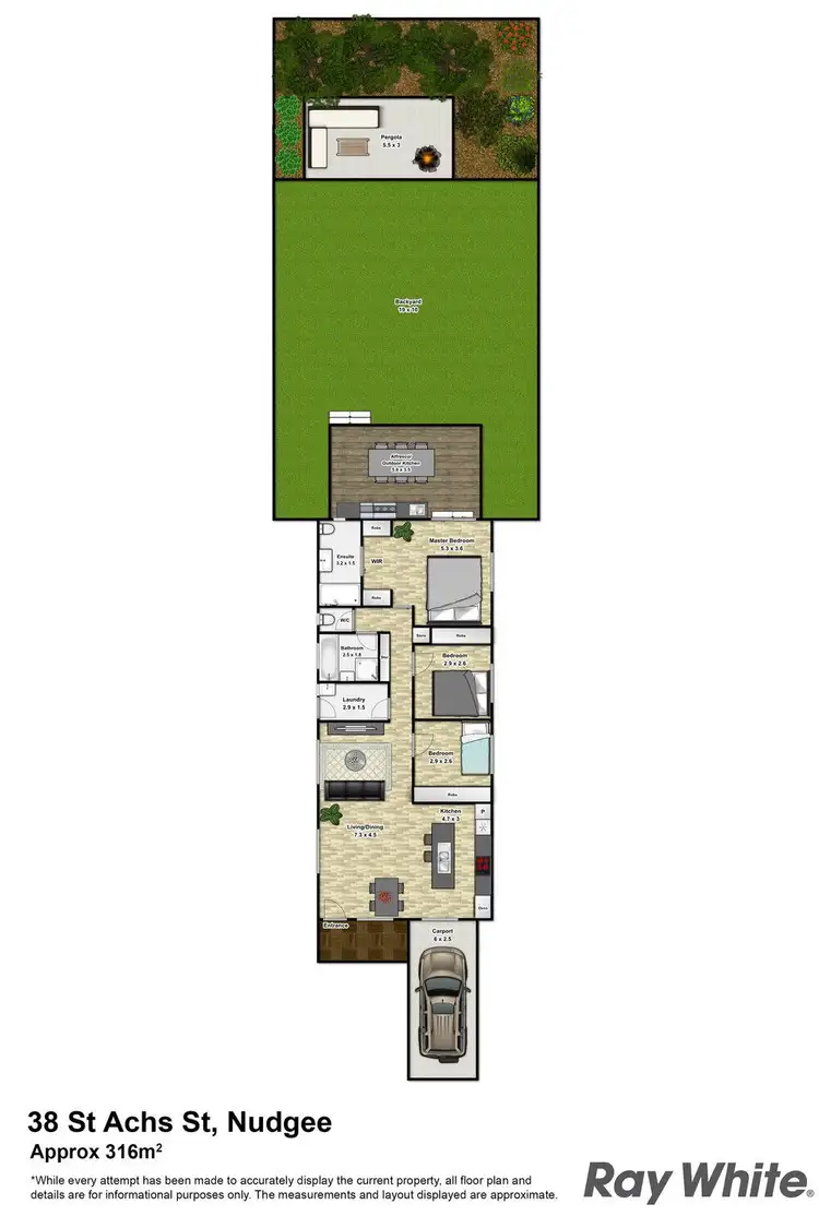 Floorplan of Homely house listing, 38 St Achs Street, Nudgee QLD 4014