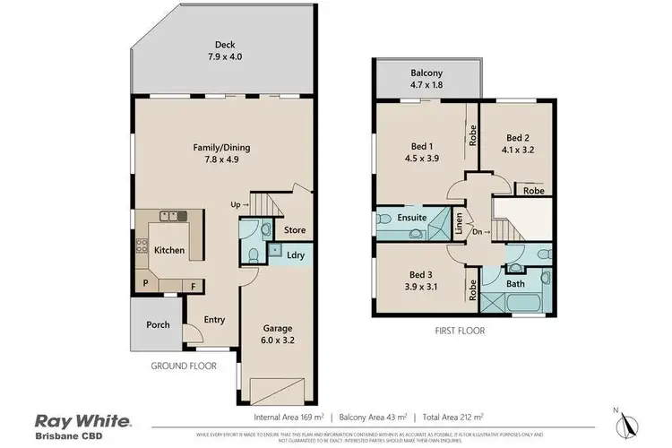 Floorplan of Homely townhouse listing, 6/47- 49 Newcomen Street, Indooroopilly QLD 4068