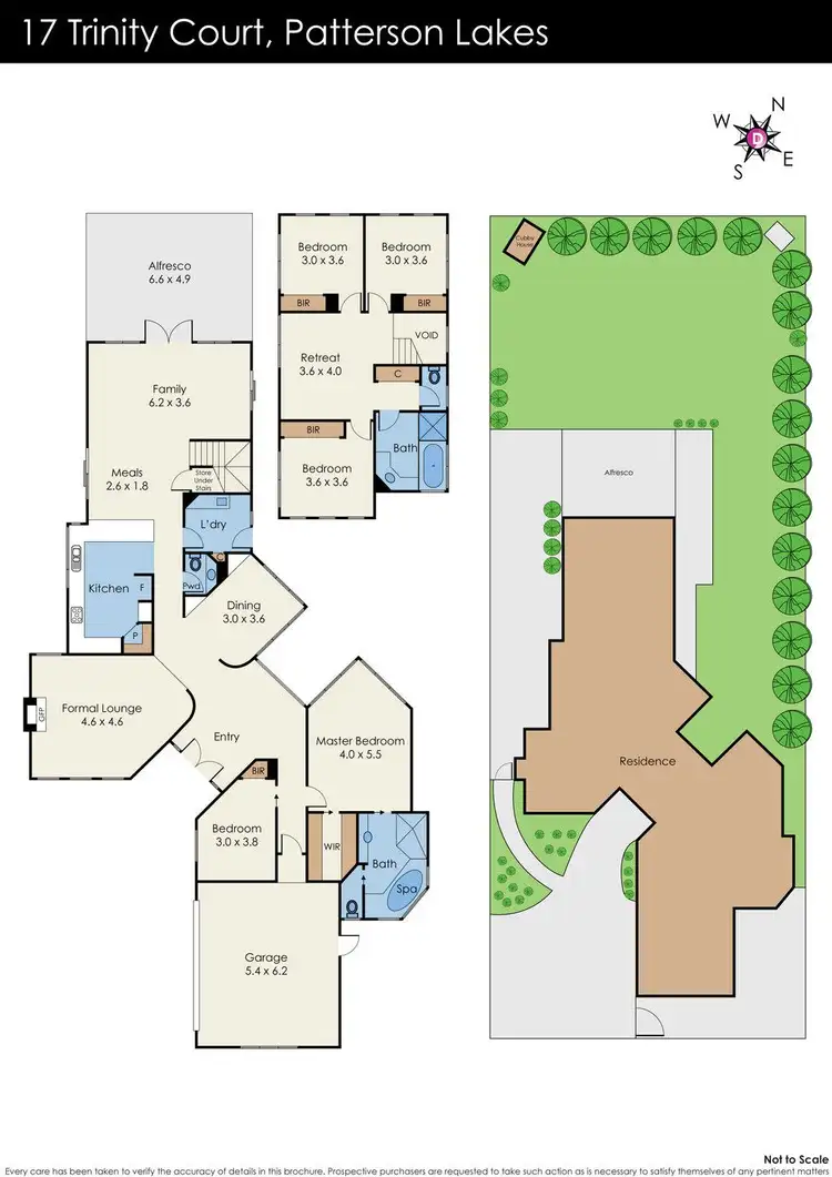 Floorplan of Homely house listing, 17 Trinity Court, Patterson Lakes VIC 3197