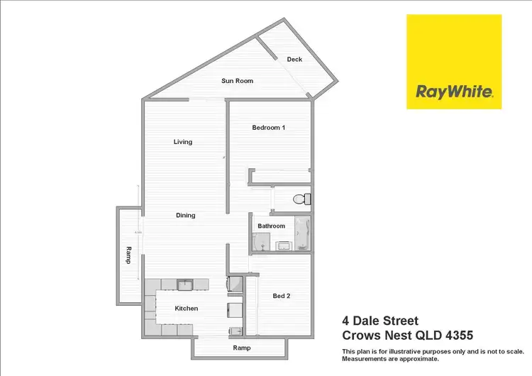 Floorplan of Homely house listing, 4 Dale Street, Crows Nest QLD 4355
