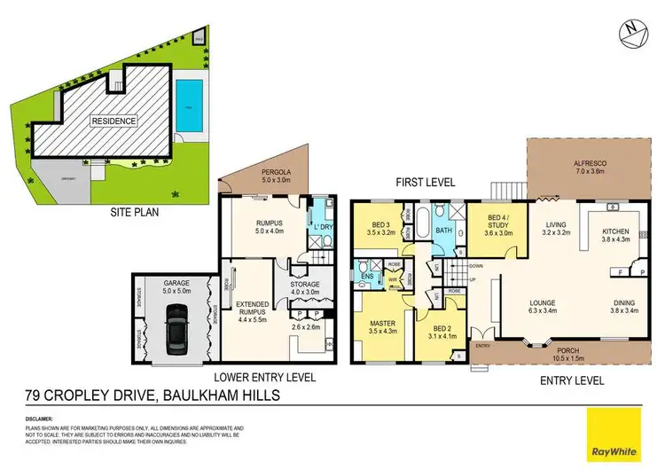 Floorplan of Homely house listing, 79 Cropley Drive, Baulkham Hills NSW 2153
