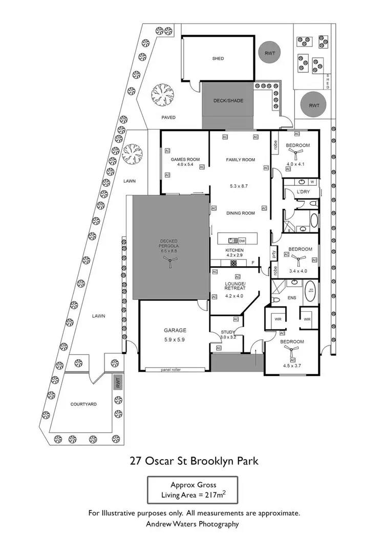 Floorplan of Homely house listing, 27 Oscar Street, Brooklyn Park SA 5032
