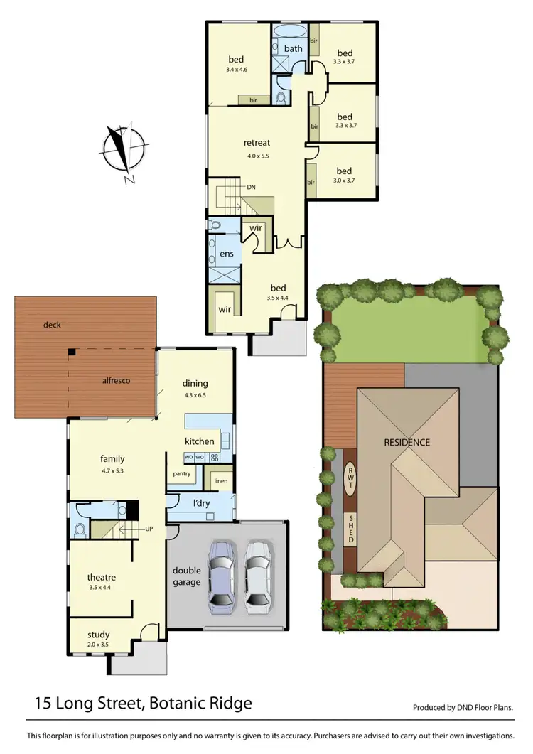 Floorplan of Homely house listing, 15 Long Street, Botanic Ridge VIC 3977