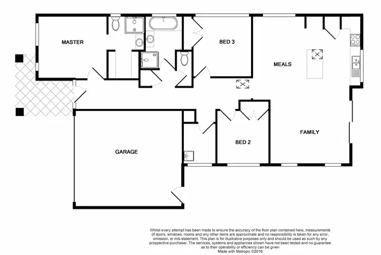 Floorplan of Homely house listing, 44 Gregson Grove, Lyndhurst VIC 3975