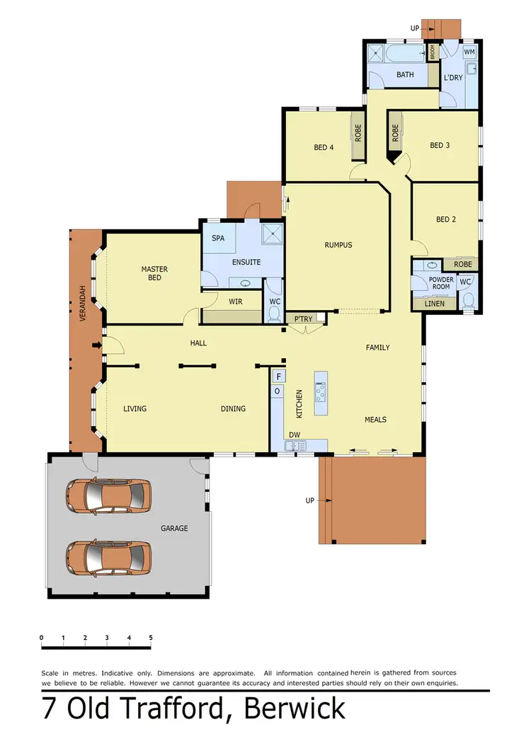 Floorplan of Homely house listing, 7 Old Trafford, Berwick VIC 3806
