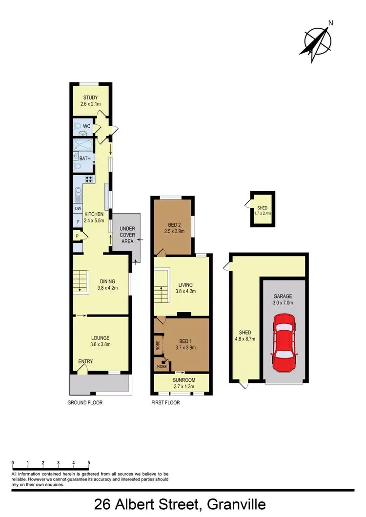 Floorplan of Homely other listing, 26 Albert Street, Granville NSW 2142