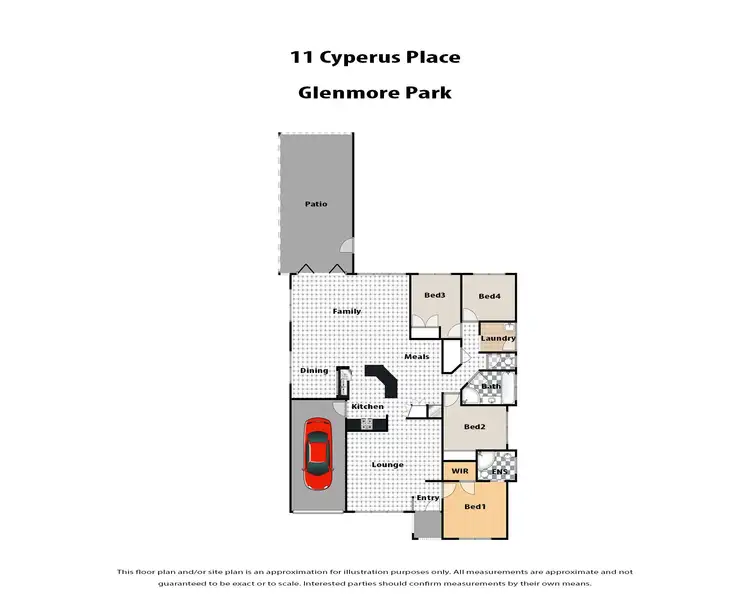 Floorplan of Homely house listing, 11 Cyperus Place, Glenmore Park NSW 2745