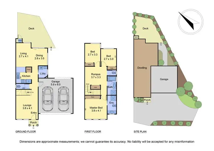 Floorplan of Homely townhouse listing, 1/39 Jessica Close, Wantirna South VIC 3152