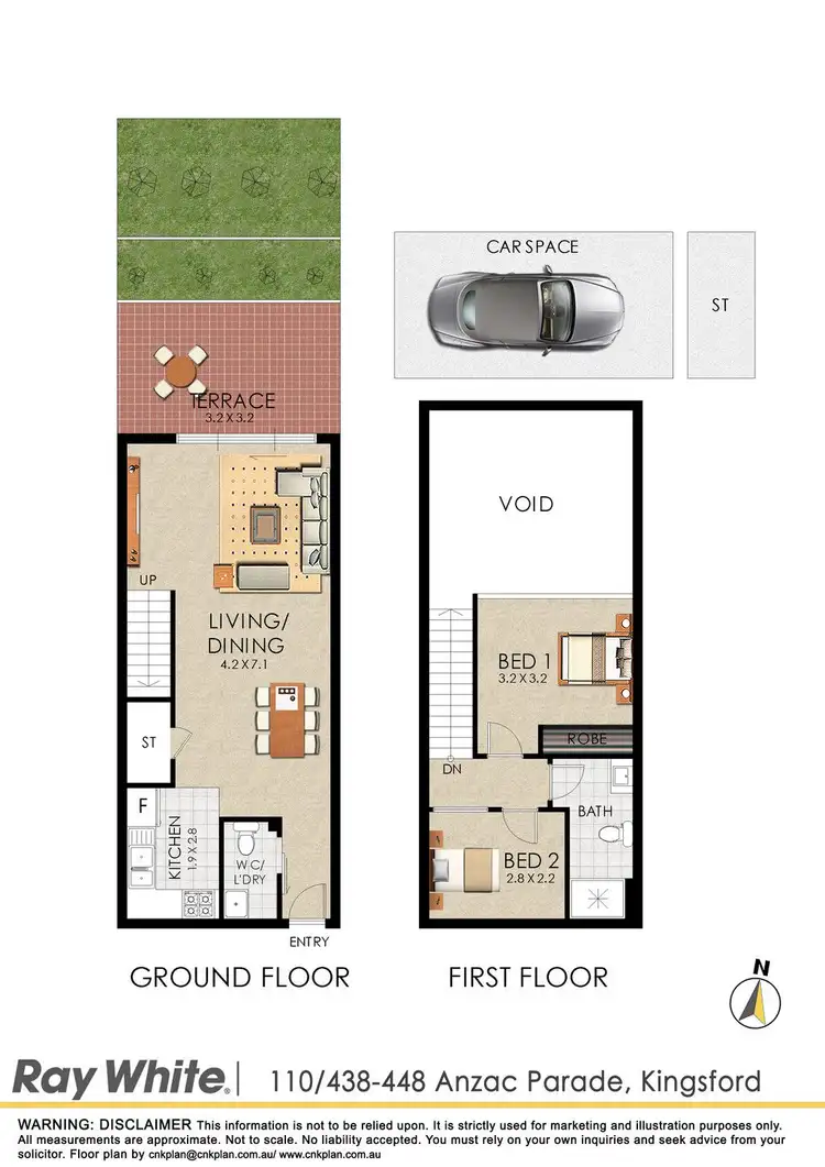 Floorplan of Homely apartment listing, 110/438-448 Anzac Parade, Kingsford NSW 2032