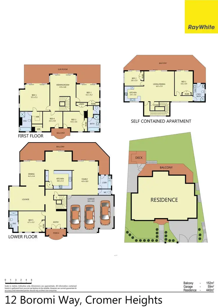 Floorplan of Homely house listing, 12 Boromi Way, Cromer NSW 2099