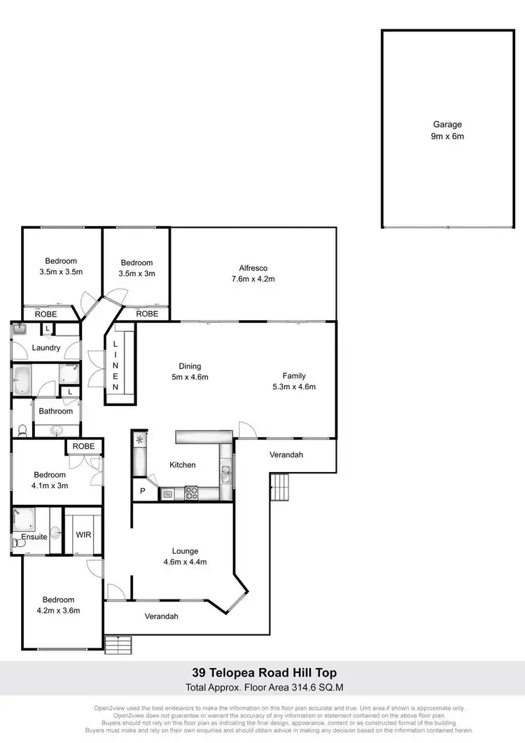 Floorplan of Homely house listing, 39 Telopea Road, Hill Top NSW 2575