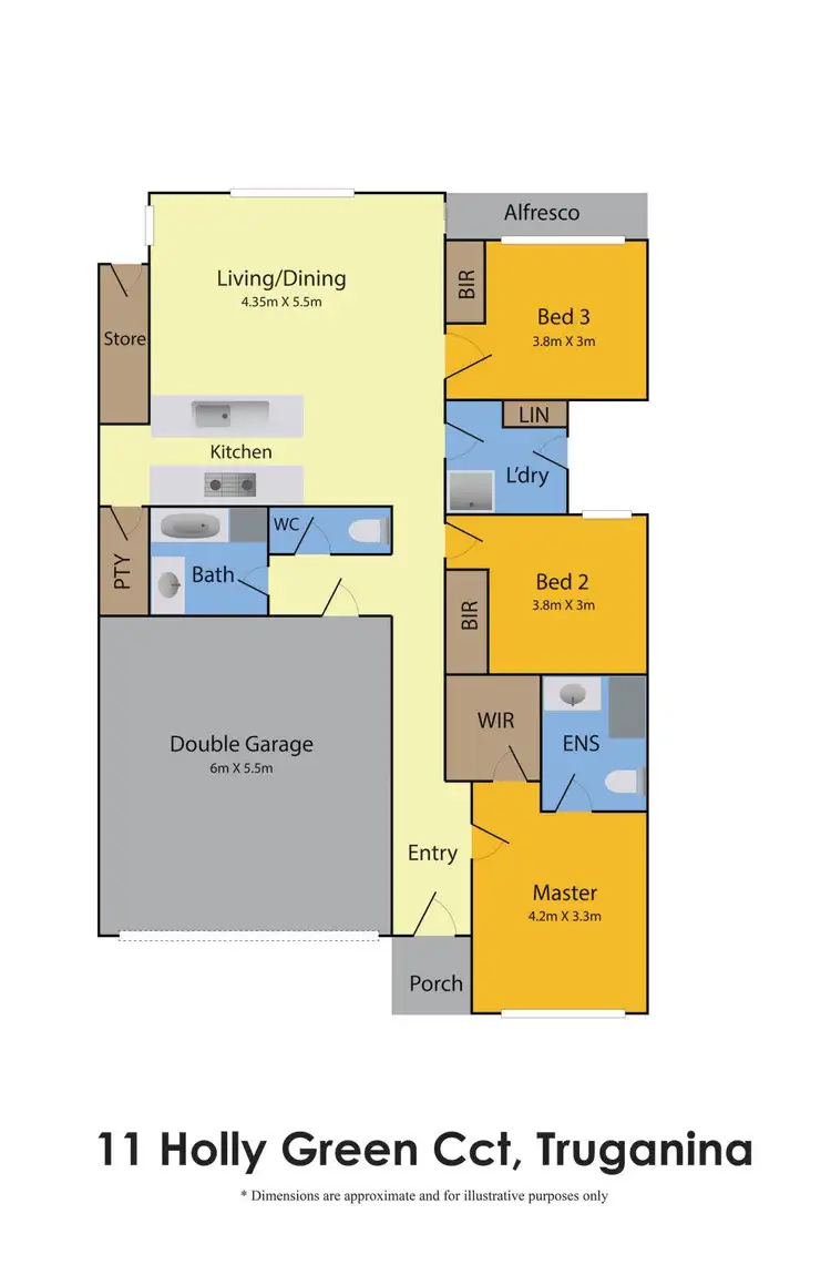 Floorplan of Homely house listing, 11 Holly Green Circuit,, Truganina VIC 3029