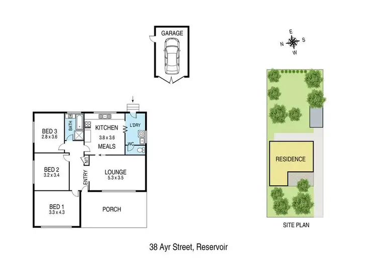 Floorplan of Homely house listing, 38 Ayr Street, Reservoir VIC 3073