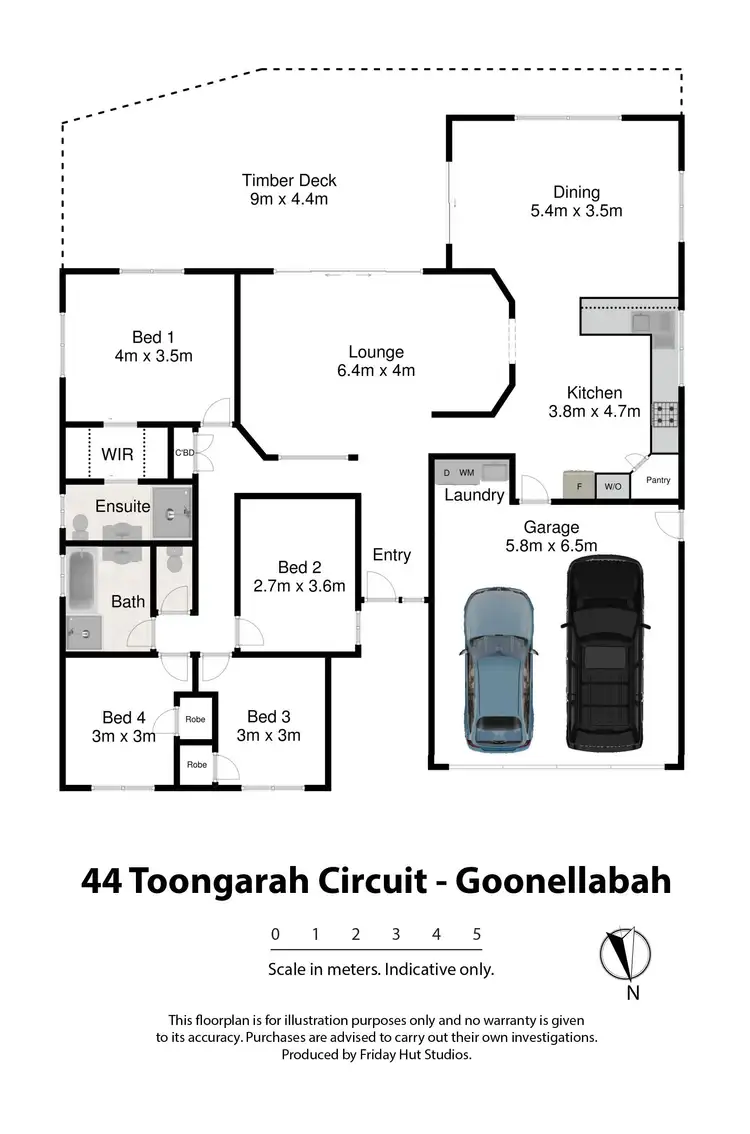 Floorplan of Homely house listing, 44 Toongahra Circuit, Goonellabah NSW 2480