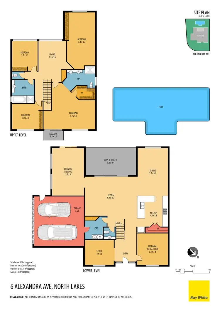Floorplan of Homely house listing, 6 Alexandra Avenue, North Lakes QLD 4509