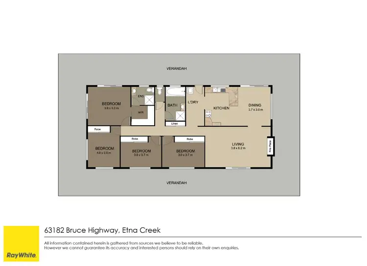 Floorplan of Homely house listing, 63182 Bruce Highway, Etna Creek QLD 4702