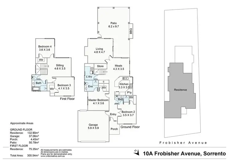 Floorplan of Homely house listing, 10a Frobisher Avenue, Sorrento WA 6020