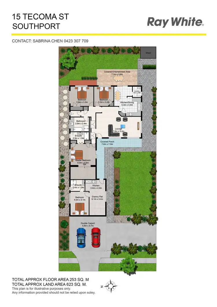 Floorplan of Homely house listing, 15 Tecoma Street, Southport QLD 4215