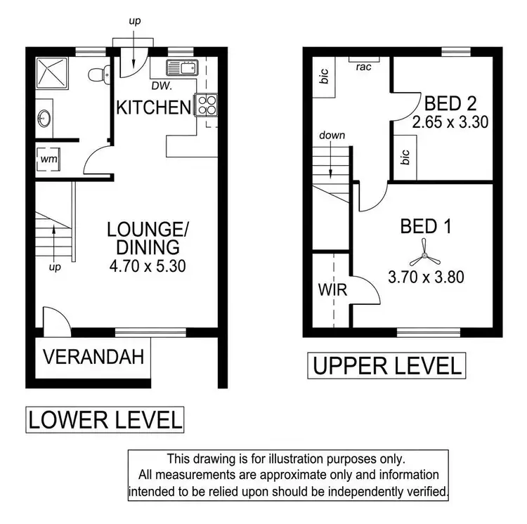Floorplan of Homely townhouse listing, 3/9 New Street, South Plympton SA 5038