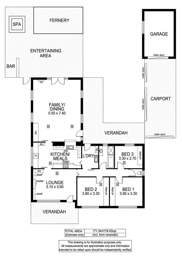 Floorplan of Homely house listing, 5 Garden Street, South Plympton SA 5038