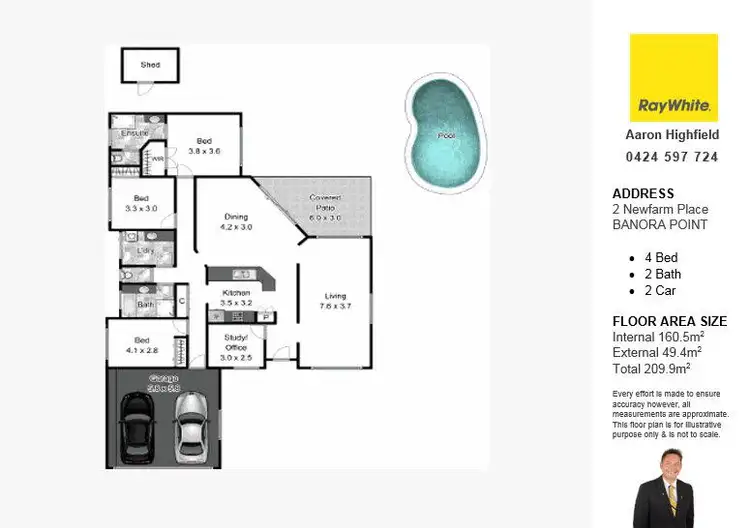 Floorplan of Homely house listing, 2 Newfarm Place, Banora Point NSW 2486