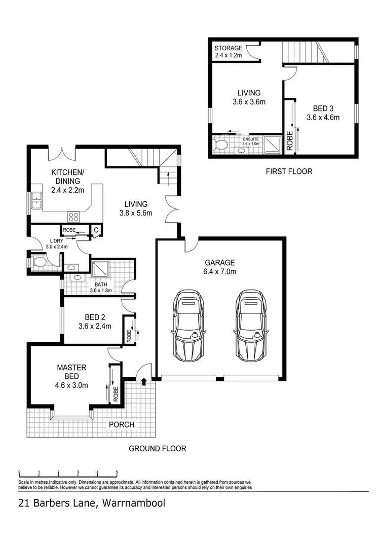 Floorplan of Homely house listing, 21 Barbers Lane, Warrnambool VIC 3280
