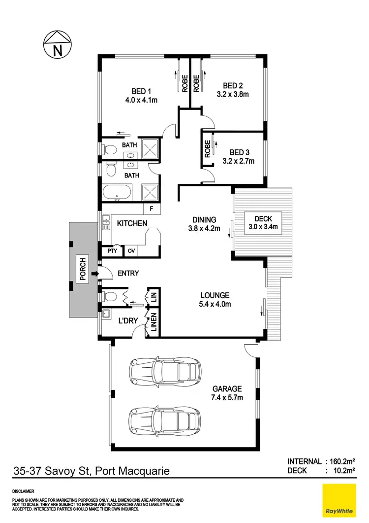 Floorplan of Homely unit listing, 6/35-37 Savoy Street, Port Macquarie NSW 2444