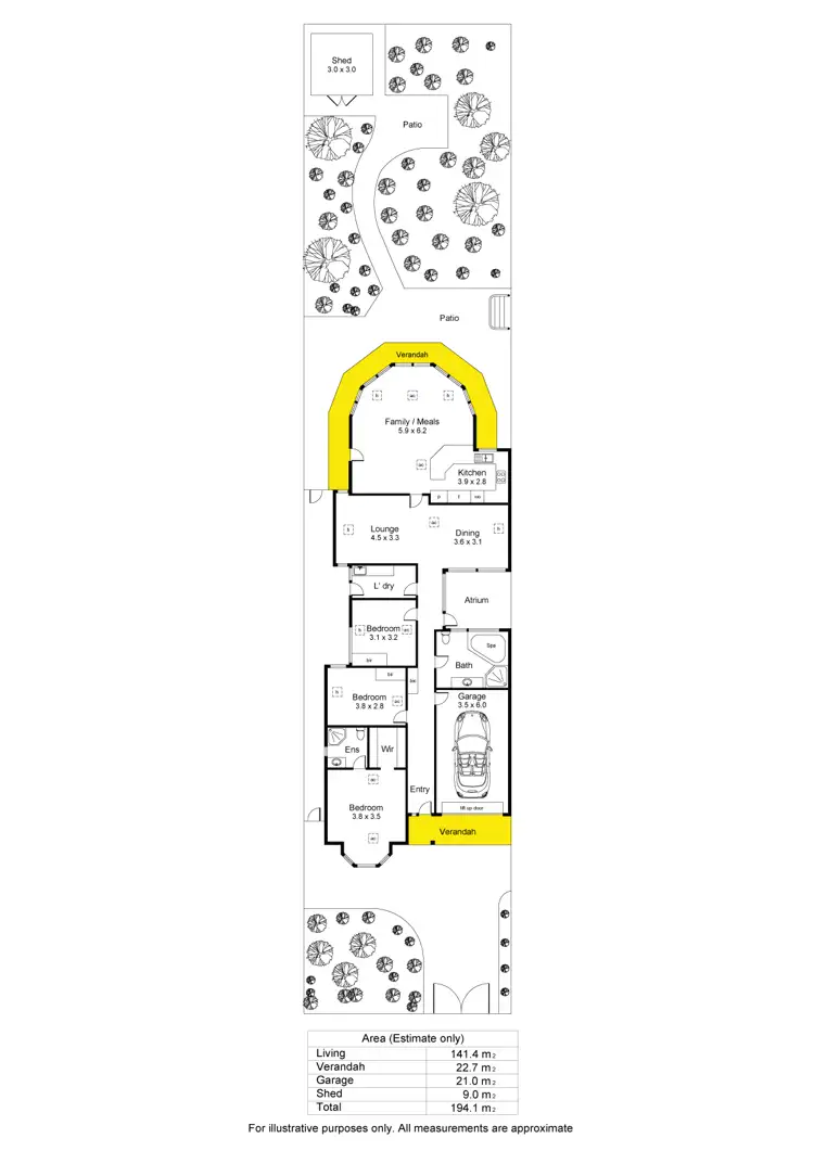 Floorplan of Homely house listing, 9 Rowell Avenue, Glenunga SA 5064