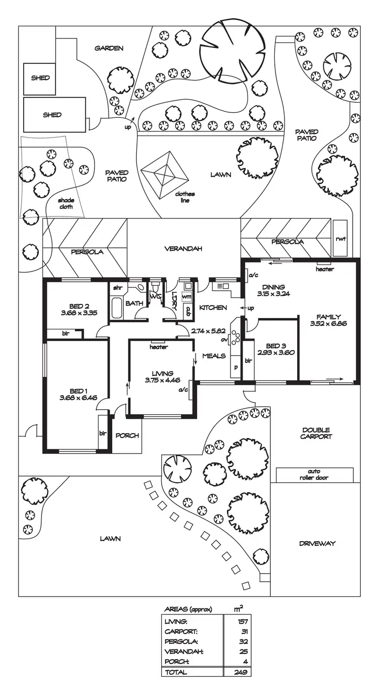 Floorplan of Homely house listing, 23 Crafter Street, Fairview Park SA 5126