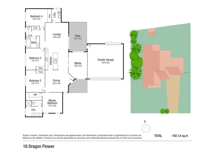 Floorplan of Homely house listing, 18 Dragon Flower Avenue, Mount Low QLD 4818