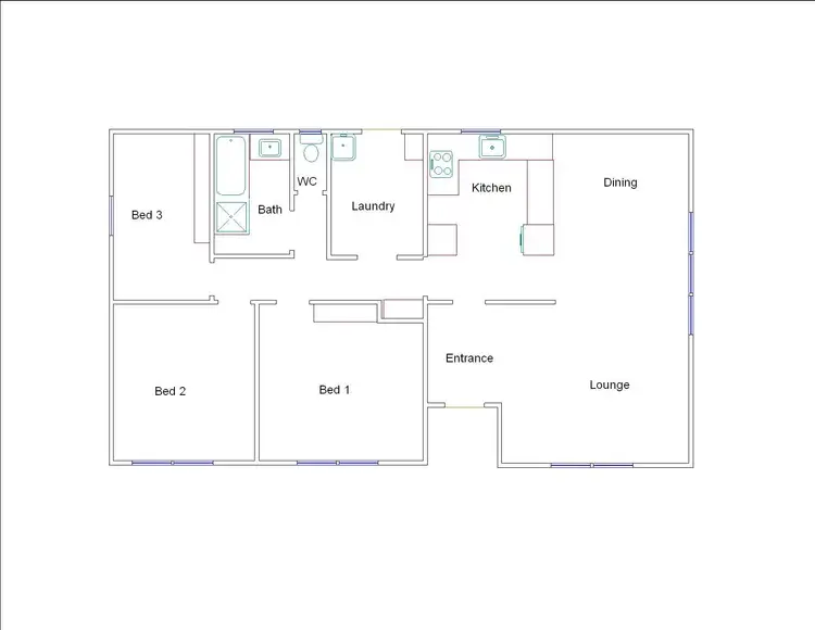 Floorplan of Homely house listing, 30 Bertha Street, Bordertown SA 5268