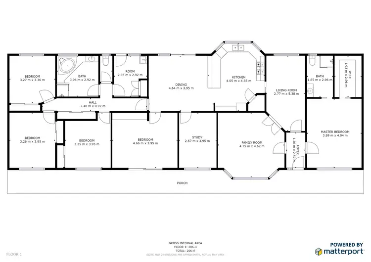 Floorplan of Homely house listing, 4 Landy Crescent, Swan Hill VIC 3585