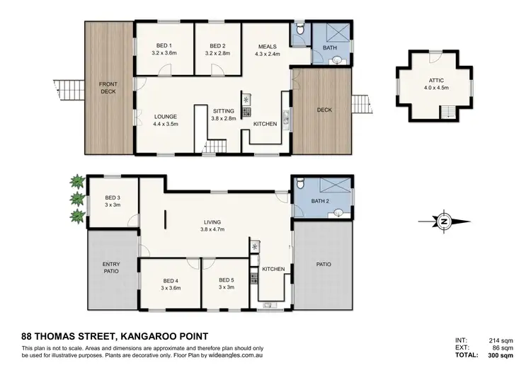 Floorplan of Homely house listing, 88 Thomas Street, Kangaroo Point QLD 4169