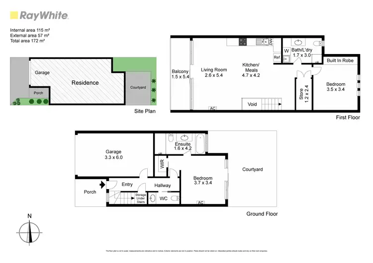 Floorplan of Homely townhouse listing, 7/2-4 Newton Street, Chadstone VIC 3148