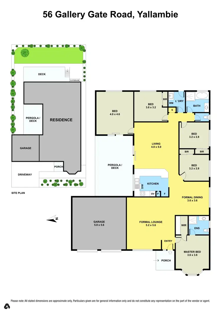 Floorplan of Homely house listing, 56 Gallery Gate Road, Yallambie VIC 3085