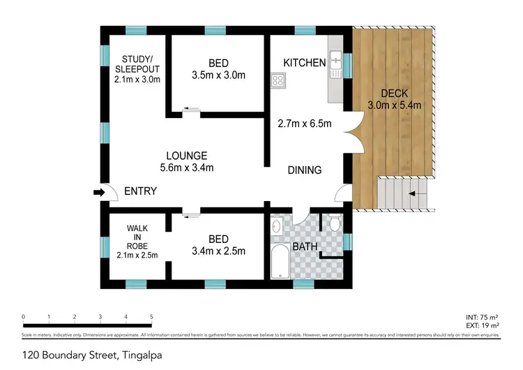Floorplan of Homely house listing, 120 Boundary Street, Tingalpa QLD 4173