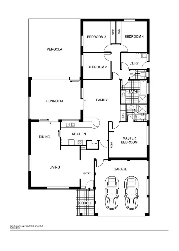 Floorplan of Homely house listing, 21 Tunney Crescent, Florey ACT 2615