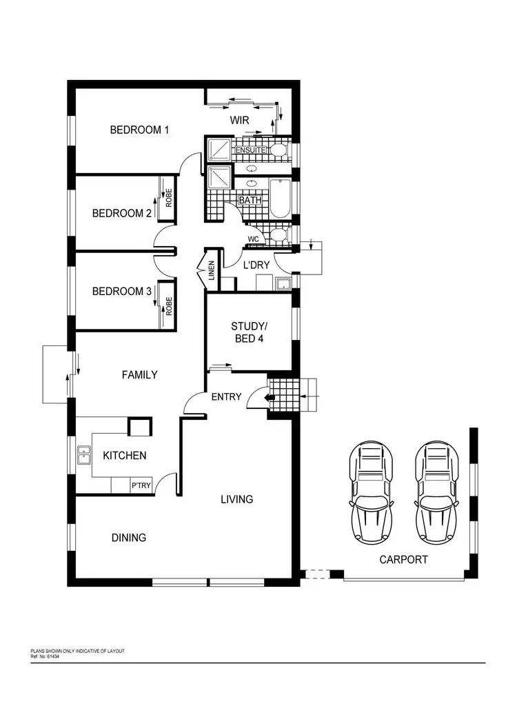 Floorplan of Homely house listing, 16 Maranoa Street, Kaleen ACT 2617